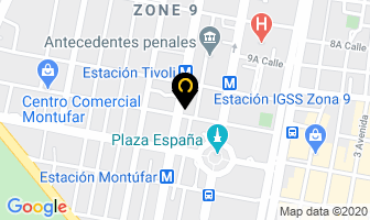 Mapa de Funerales Empresarial en Ciudad de Guatemala