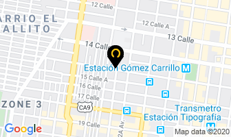 Mapa de Funerales Nazaret en Ciudad de Guatemala