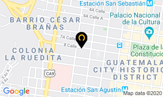 Mapa de Galcasa en Ciudad de Guatemala