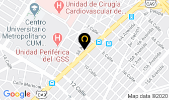 Mapa de Ganorsa en Ciudad de Guatemala