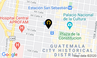 Mapa de Garcia Maximiliano en Ciudad de Guatemala