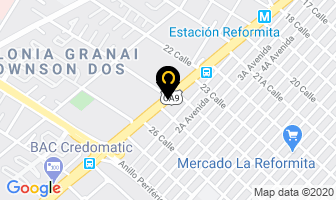 Mapa de Global Llantas S.a. en Ciudad de Guatemala