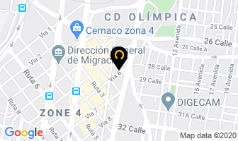Mapa de Globocentro en Ciudad de Guatemala