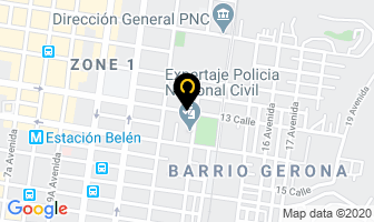 Mapa de Gnt en Guatemala