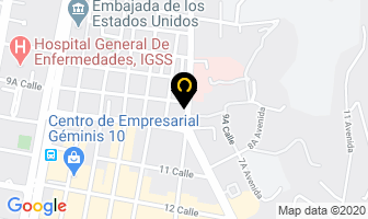 Mapa de Grupo Biocenter en Ciudad de Guatemala