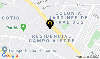 Mapa de Guate Carros en Ciudad de Guatemala