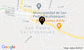 Mapa de Guatemala en San Pedro Sacatepéquez