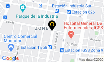 Mapa de Gyt Continental en Ciudad de Guatemala