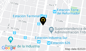 Mapa de Hacienda El Valuarte en Ciudad de Guatemala