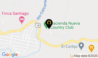 Mapa de Hacienda Nueva Country Club en San José Pinula
