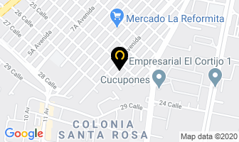 Mapa de Helados Sombrela en Ciudad de Guatemala