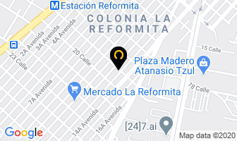 Mapa de Hidroservicios Jireh en Ciudad de Guatemala