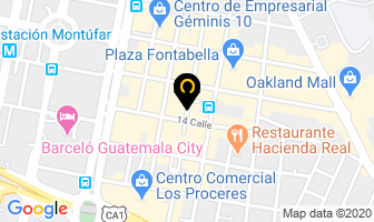 Mapa de Hope International en Ciudad de Guatemala