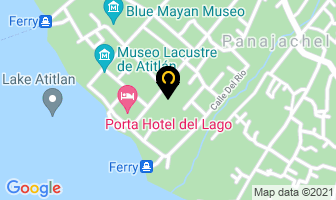 Mapa de Hospedaje El Jardin en Panajachel