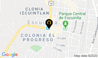 Mapa de Hospedaje La Comunidad en Escuintla