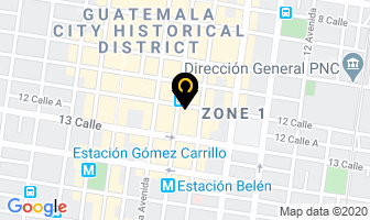 Mapa de Hospedaje La Ermita en Ciudad de Guatemala