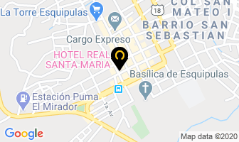 Mapa de Hospedaje Las Dalias en Esquipulas
