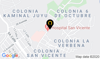 Mapa de Hospital Familiar en Mixco