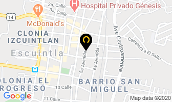 Mapa de Hospital Privado - Rx Centro De Trauma en Escuintla
