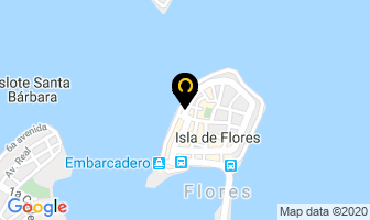 Mapa de Hotel Casa Amelia en Flores