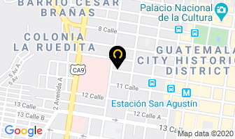 Mapa de Hotel Casa Lito en Ciudad de Guatemala
