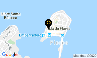 Mapa de Hotel Casona De La Isla en Flores