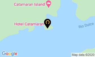 Mapa de Hotel Catamaran en Rio Dulce