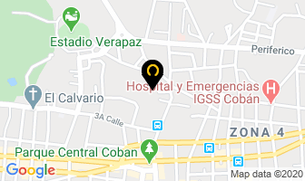 Mapa de Hotel Central De Coban, S.a. en Cobán