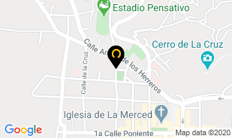 Mapa de Hotel Cristal en Antigua Guatemala