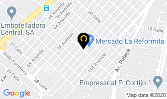 Mapa de Hotel Del Sur en Ciudad de Guatemala