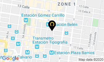 Mapa de Hotel Excel en Ciudad de Guatemala