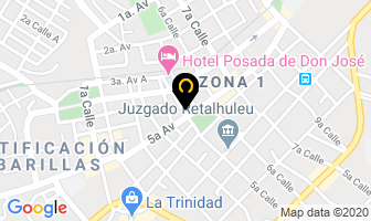 Mapa de Hotel La Quinta en Retalhuleu
