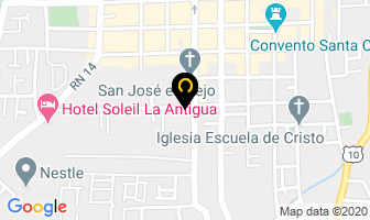 Mapa de Hotel Las Farolas en Antigua Guatemala