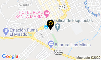 Mapa de Hotel Los Angeles en Esquipulas