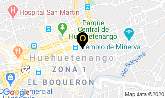 Mapa de Hotel Maya en Huehuetenango