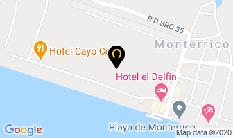 Mapa de Hotel Mi Paraiso en Monterrico