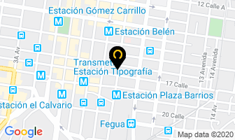 Mapa de Hotel Montecarlo en Ciudad de Guatemala