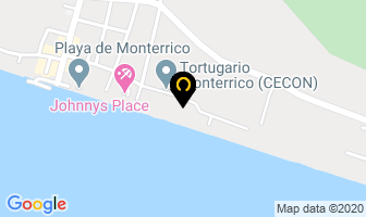 Mapa de Hotel Pez De Oro en Monterrico