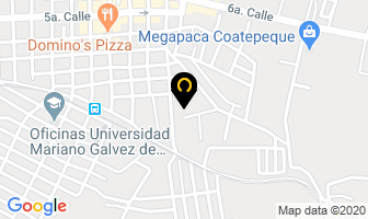 Mapa de Hotel Pilar Falem en Coatepeque
