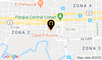 Mapa de Hotel Posada De Don Pedro en Cobán