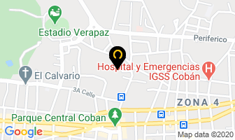 Mapa de Hotel Posadas De Semuc en Cobán