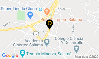 Mapa de Hotel Real Legendario en Salamá