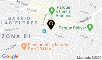 Mapa de Hotel Real Virginia en Quezaltenango