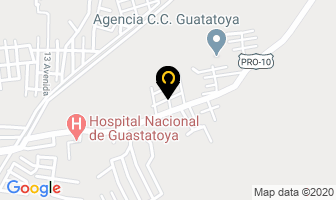 Mapa de Hotel Shalom en Guastatoya