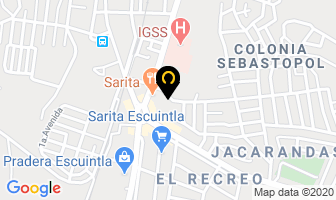 Mapa de Hotel Texas en Escuintla