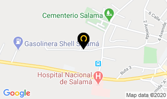 Mapa de Hotel Van Card en Salamá