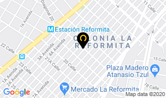 Mapa de Hules Reforma en Ciudad de Guatemala