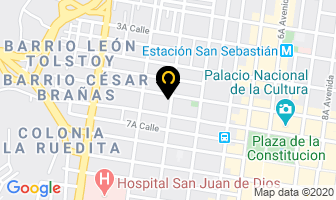 Mapa de Importadora San Angel en Ciudad de Guatemala