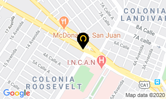 Mapa de Importadora Sanchinelli en Ciudad de Guatemala