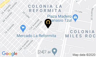 Mapa de Incokensa en Ciudad de Guatemala